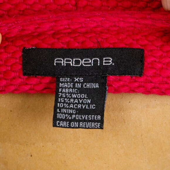 Arden B. Women's Red Blazer - Picture 4 of 5